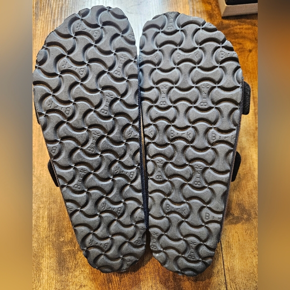 Birkenstock 38 EU 7 US Arizona Magical Metallic Midnight Sandals NEW No Box - Picture 9 of 10